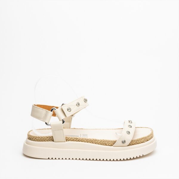 Vizzano Ankle Fastening Flatform Sandals with Stud Detail on Straps