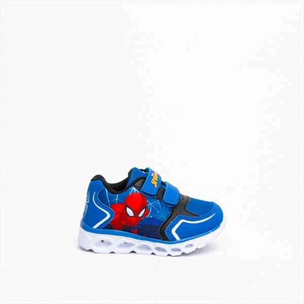 Spiderman Velcro Strap Boys Sneakers with Light Up Sole